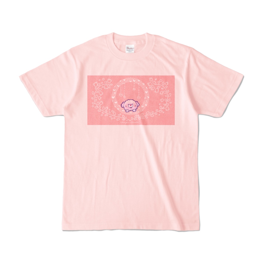ふわふわわんこのTシャツ