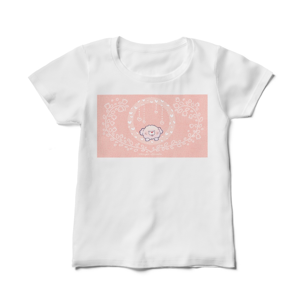 ふわふわわんこのTシャツ