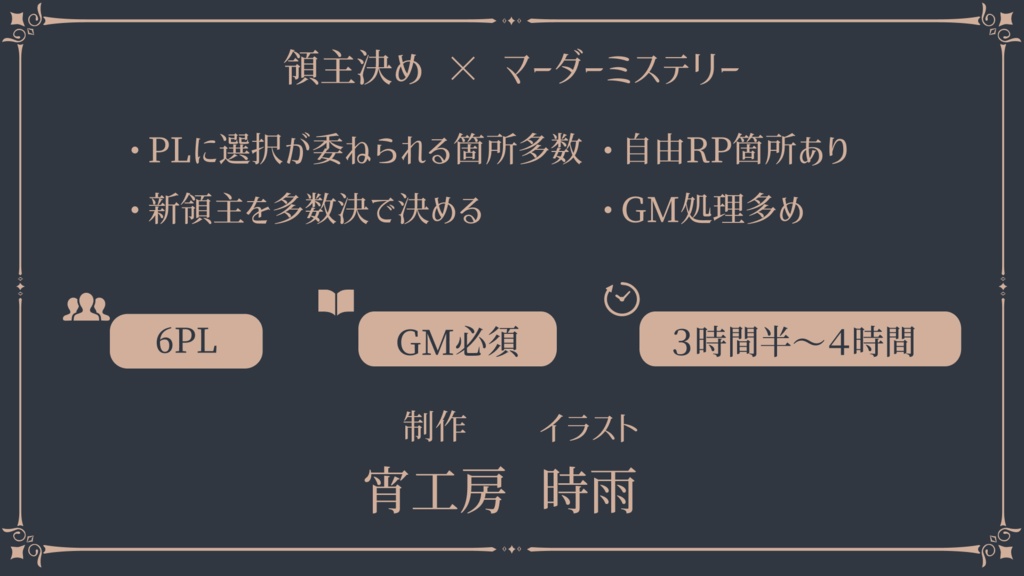 マーダーミステリー「遺志を紡ぐ影」