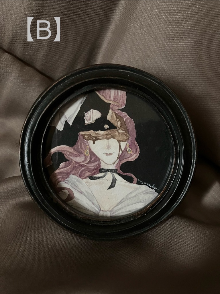 ミニ原画『chocolate girl』