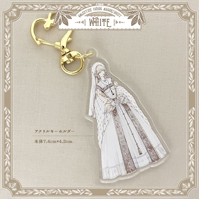 【25’VGA】chocolatl "WHITE" アクリルキーホルダー