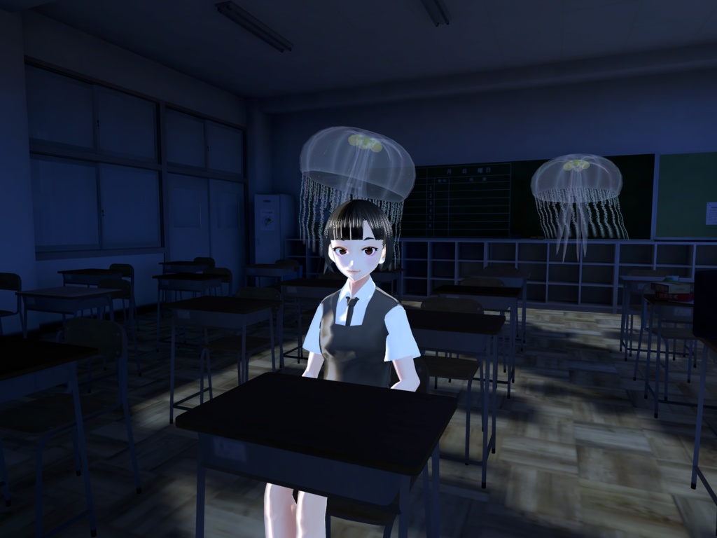 【VRM】クラゲ - 映えのお供に!🪙