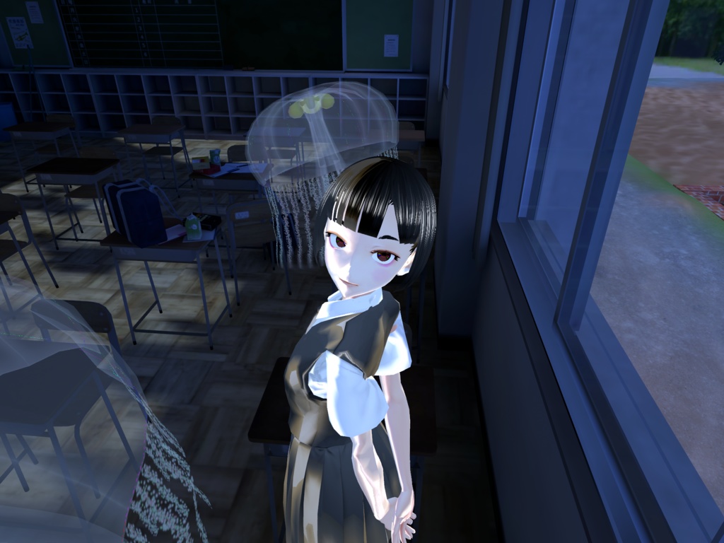 【VRM】クラゲ - 映えのお供に!🪙