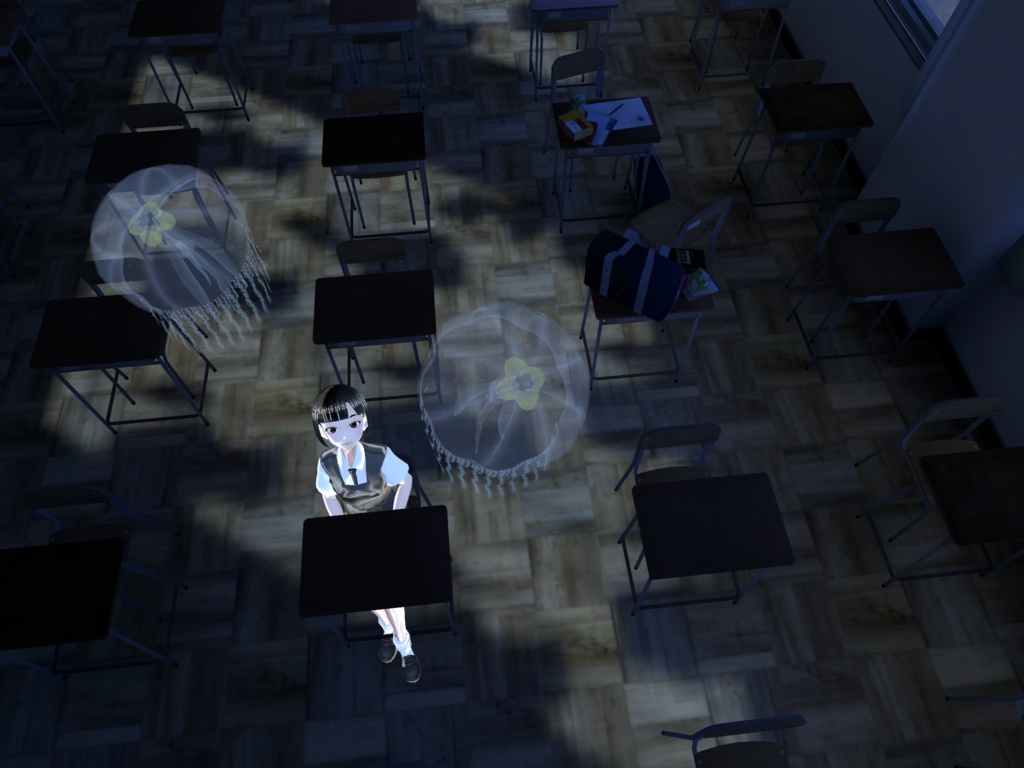 【VRM】クラゲ - 映えのお供に!🪙