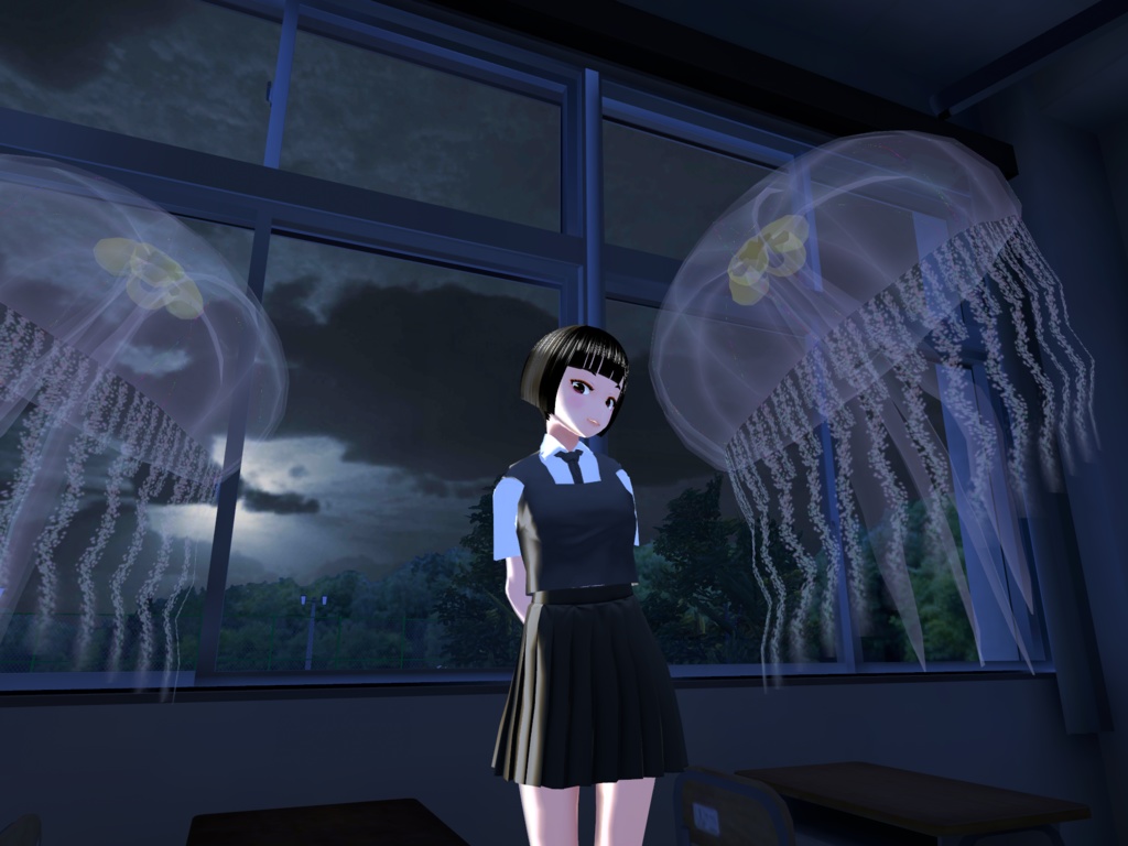 【VRM】クラゲ - 映えのお供に!🪙