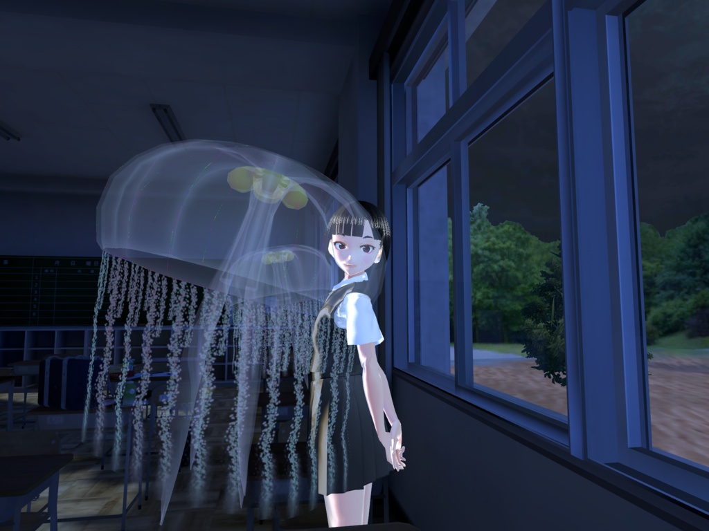 【VRM】クラゲ - 映えのお供に!🪙