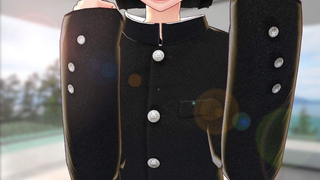 VRoid用 女子学生向け「学ラン(ハイグレード)」作成キット🪙