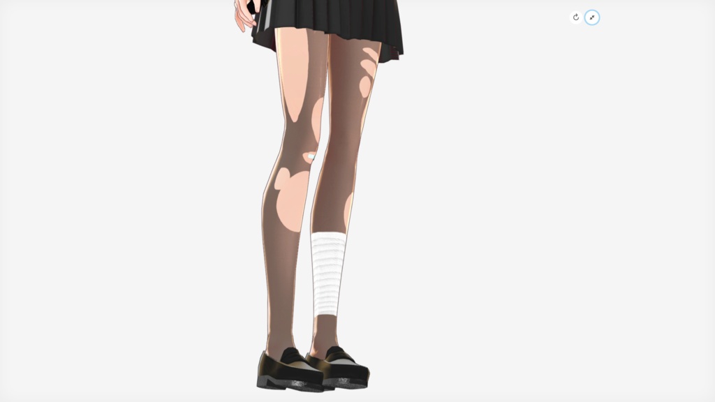 【β版専用】VRoid用「破れストッキング」テクスチャデータ🪙