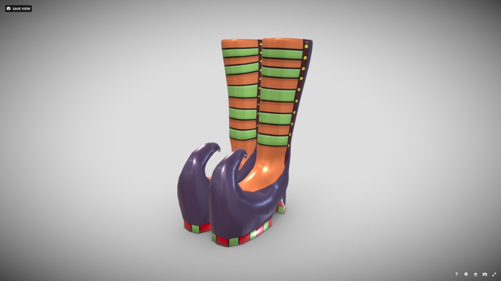 [FBX] [無料+] ロングブーツ(ハロウィン用)