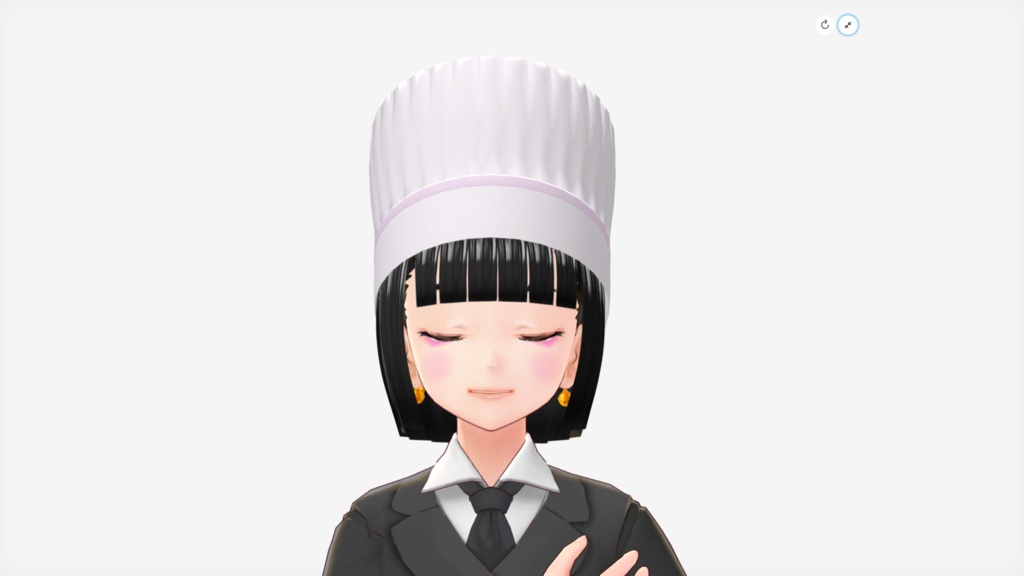 [FBX] コック帽/4種