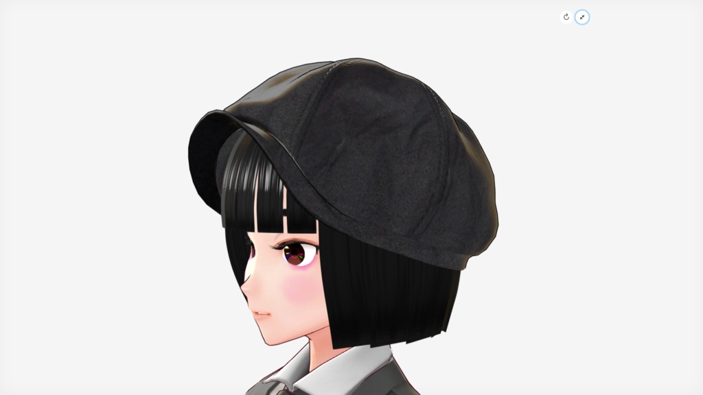 [FBX] キャスケット（ショートブリム）