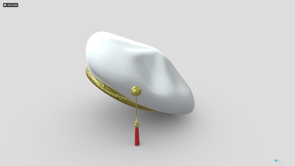 [FBX] ベレー帽（TypeCH）🪙