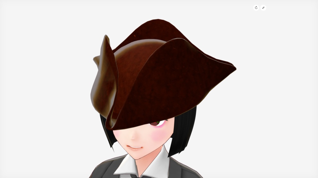 [FBX] 海賊帽子（三角帽子）