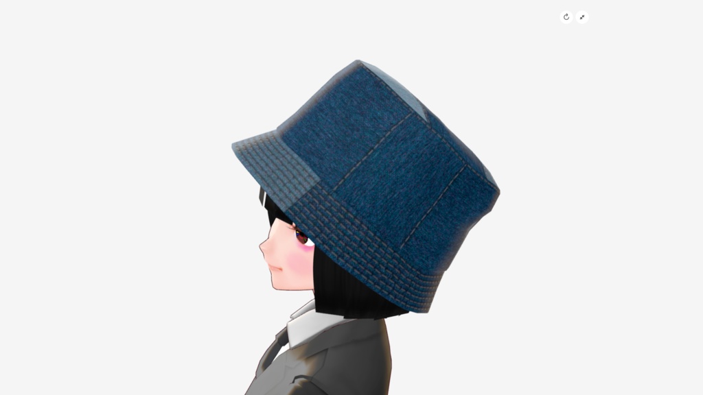 [FBX] バケットハット（パッチワークデニム）