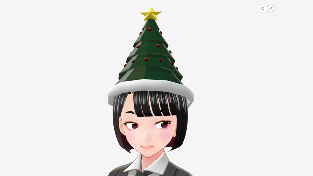 [FBX] [無料+] クリスマスツリー帽