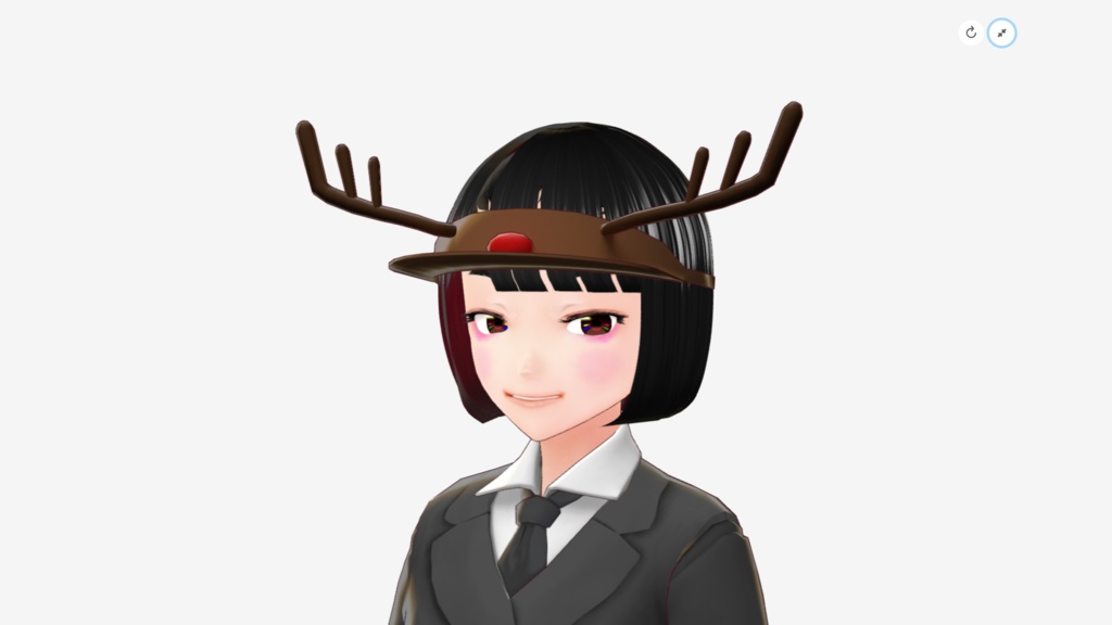 [FBX] [無料+] トナカイバイザー🪙