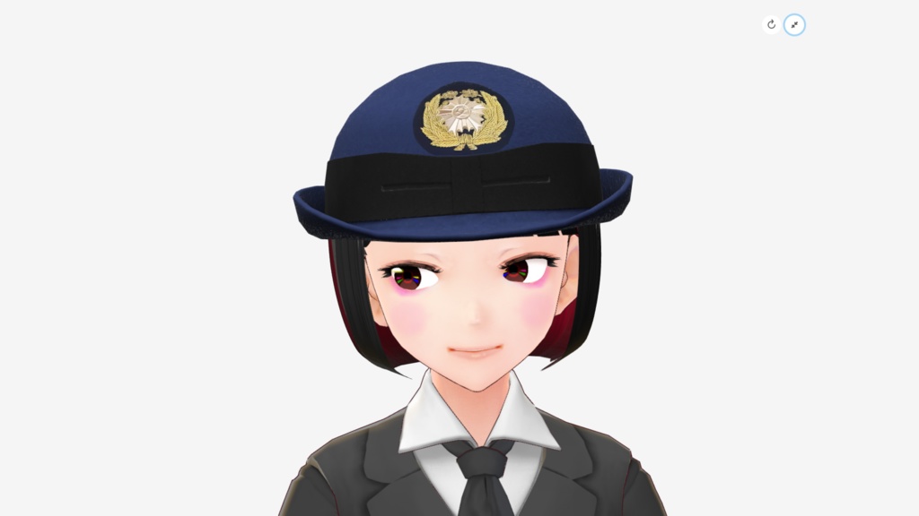 [FBX] 女性警察官制帽（日本）