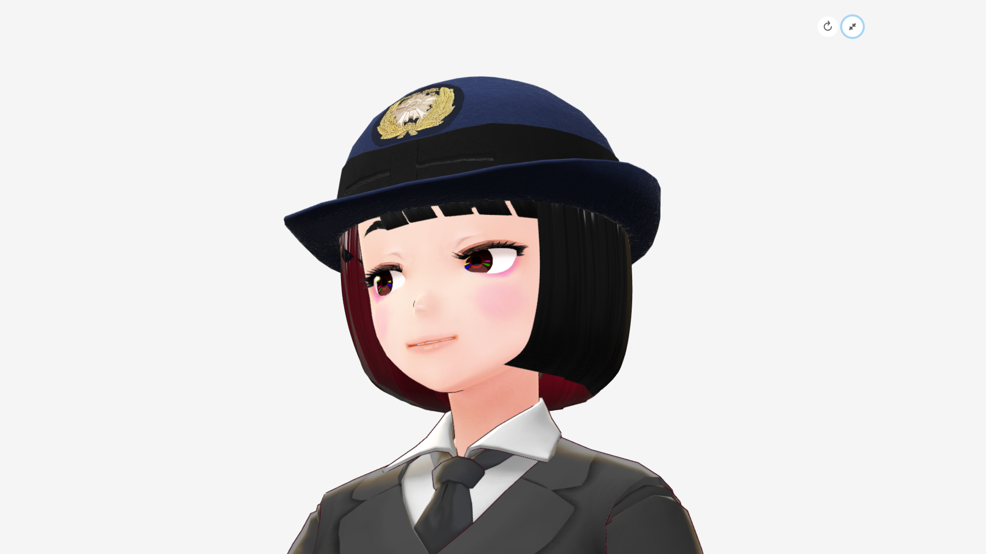 FBX] 女性警察官制帽（日本）