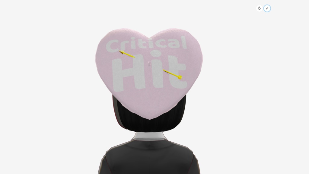 [FBX] ベレー帽（ハート）🪙