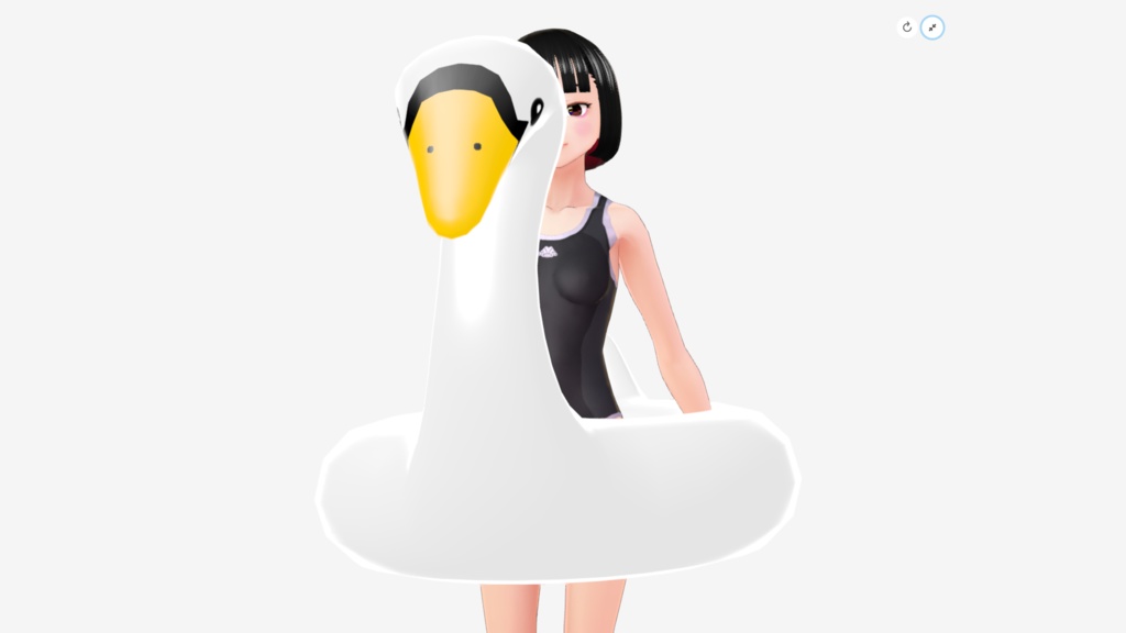 [FBX] 浮輪（スワン）