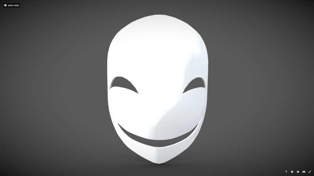 [FBX] [無料+] スマークマスク(smirk mask)