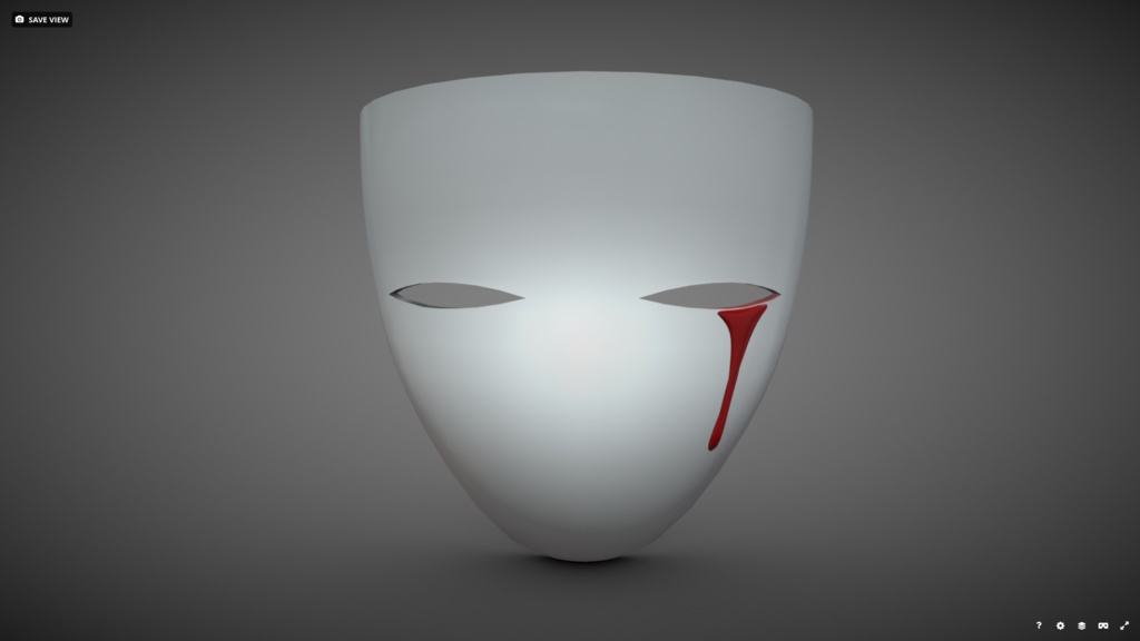 [FBX] サドネスマスク（sadness mask）