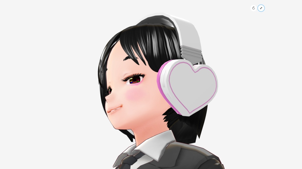 FBX] ハート型ヘッドホン - RX Factory - BOOTH