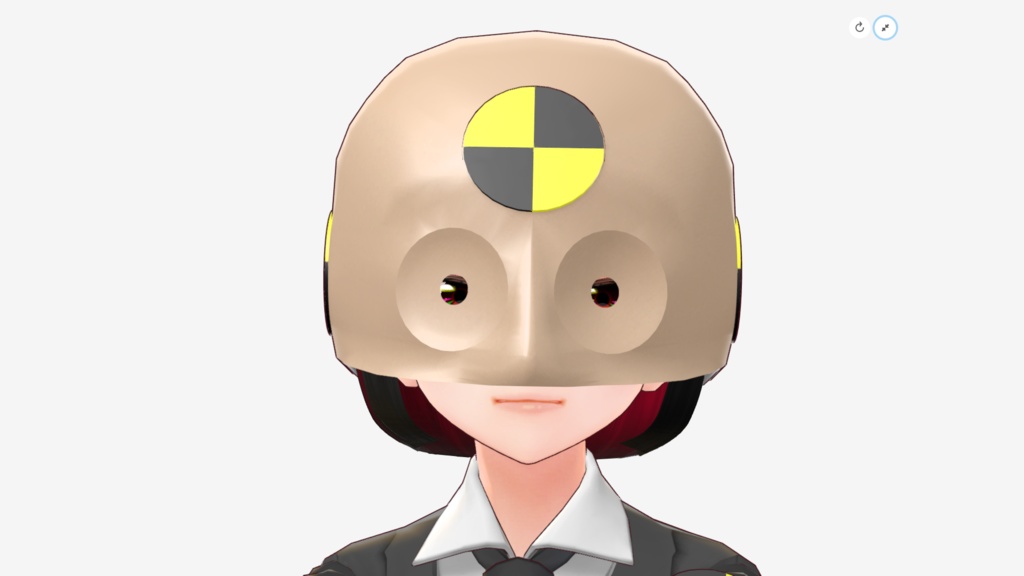[FBX] クラッシュテストダミー(マスク)