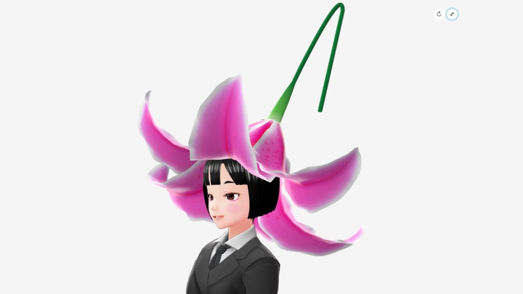[FBX] フラワーフェアリーハット(ユリ)🪙