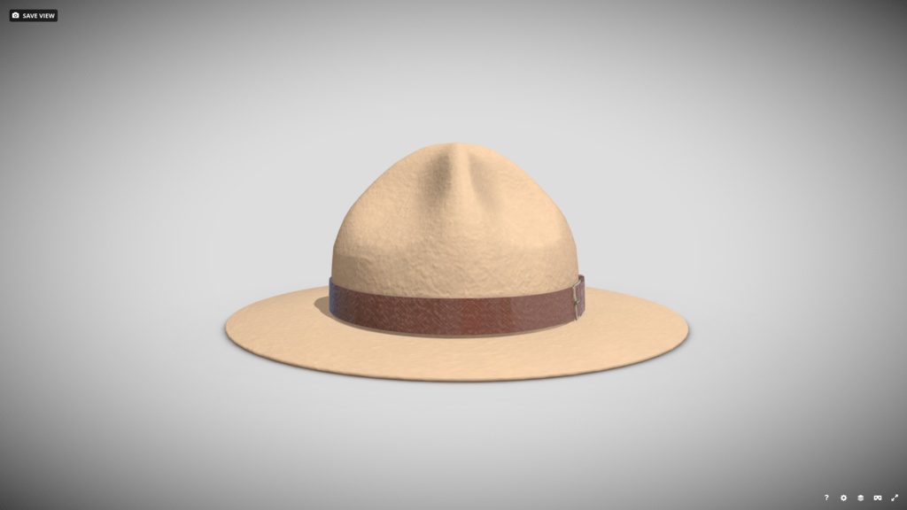 [FBX] キャンペーンハット（RCMP風）