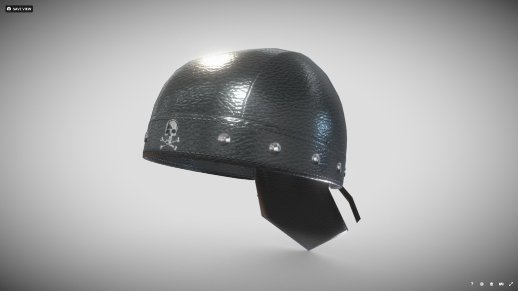 [FBX] レザーバンダナキャップ