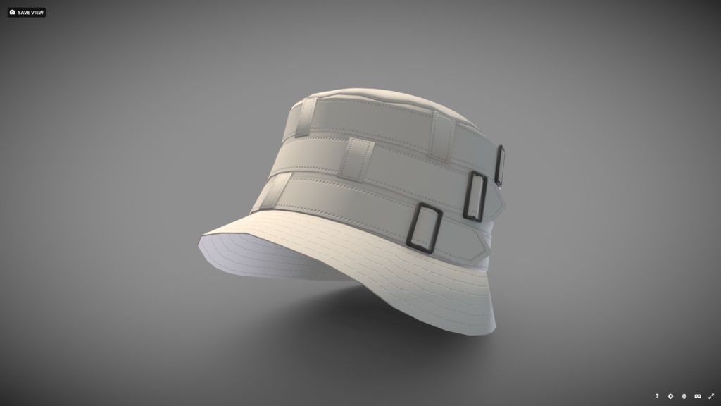 [FBX] バケットハット(トリプルバックルベルト)🪙