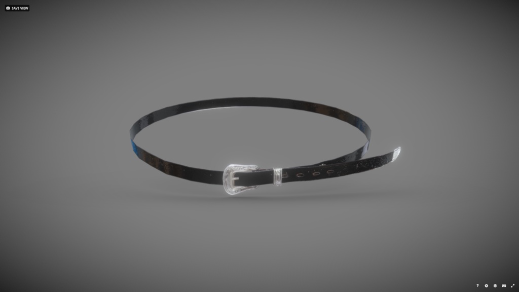 [FBX] 雑に腰に垂らしたウエスタンベルト
