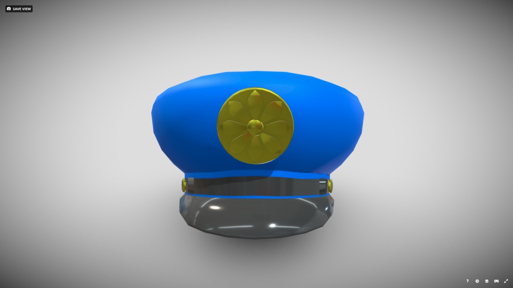 [FBX] 警官帽ＳＤ(JP)