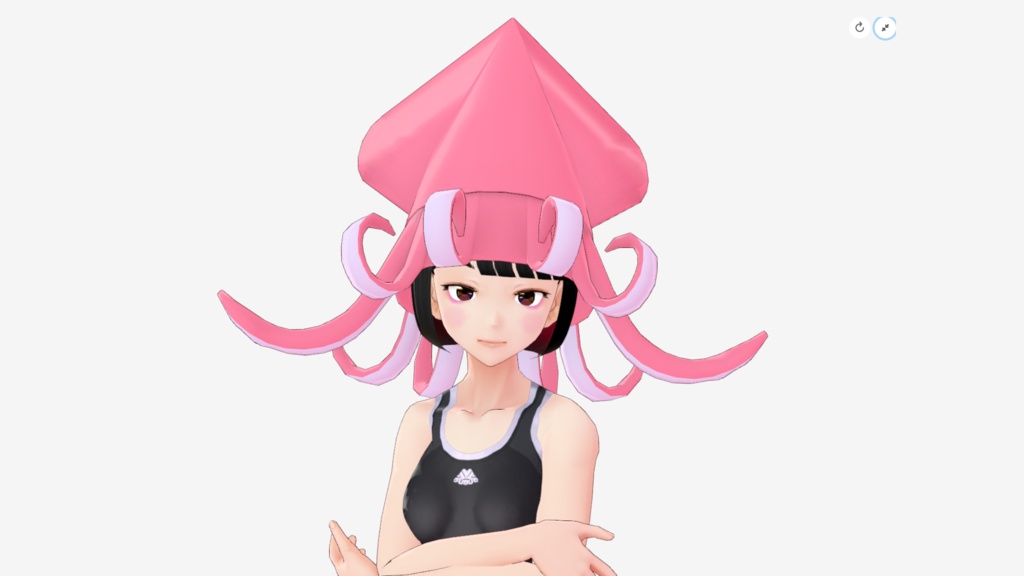 [FBX] イカ帽子