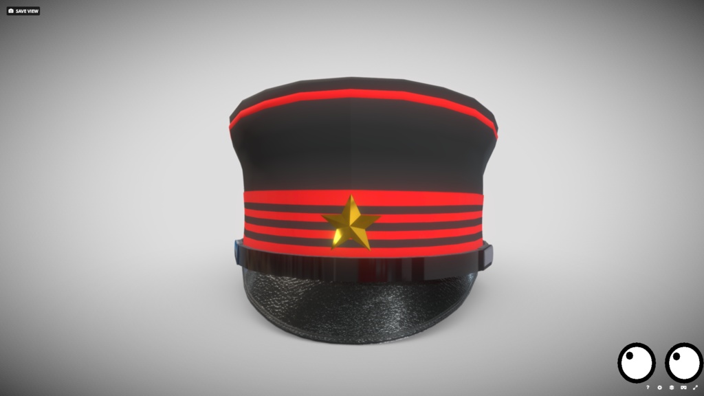 [FBX] 大日本帝国陸軍将官用軍帽（ 明治十九年制）