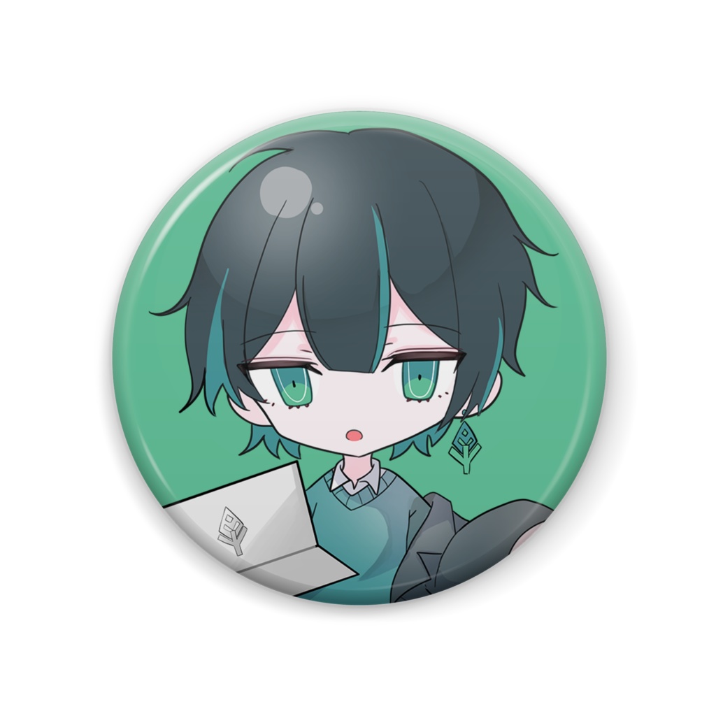 【よもぎ】lamb寝先生描きおろし!缶バッジ <57mm>【2周年記念グッズ】