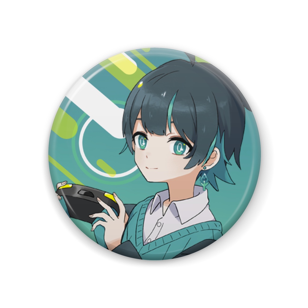 【よもぎ】ビジュアル缶バッジ <57mm>【4周年記念グッズ】