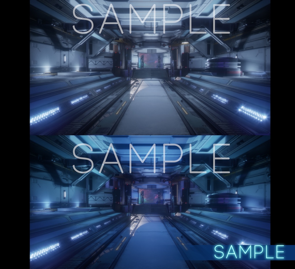 ■背景■ サイバーパンクルーム01