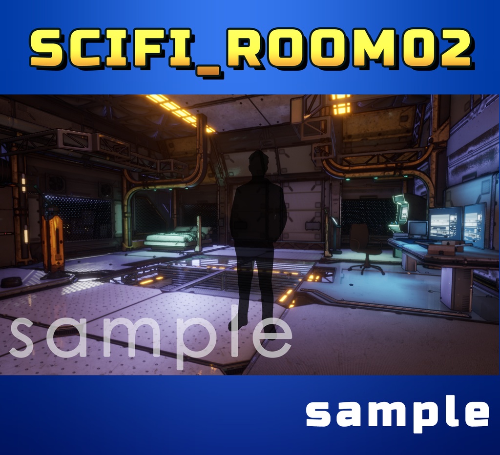 ■背景■ サイバーパンクルーム02