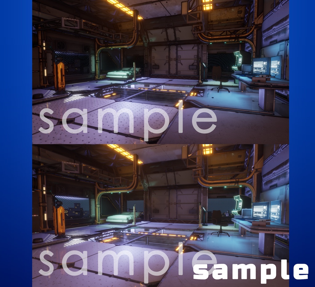 ■背景■ サイバーパンクルーム02