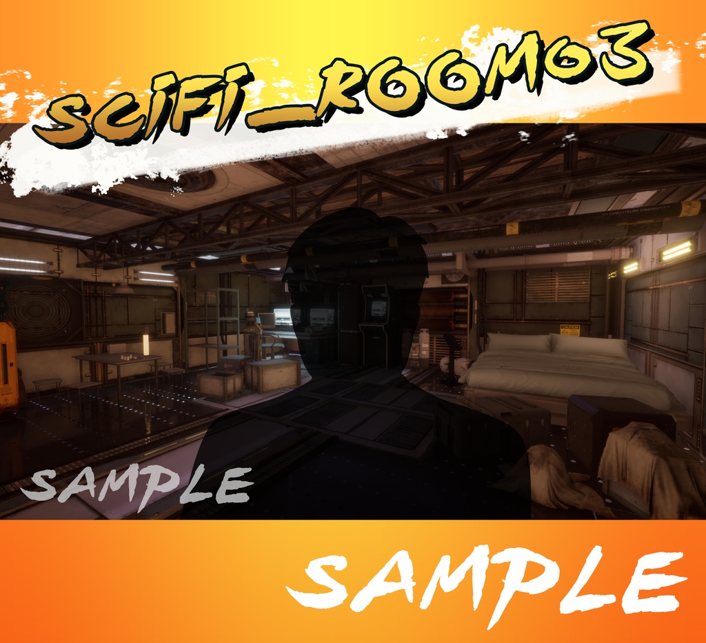 ■背景■ サイバーパンクルーム03