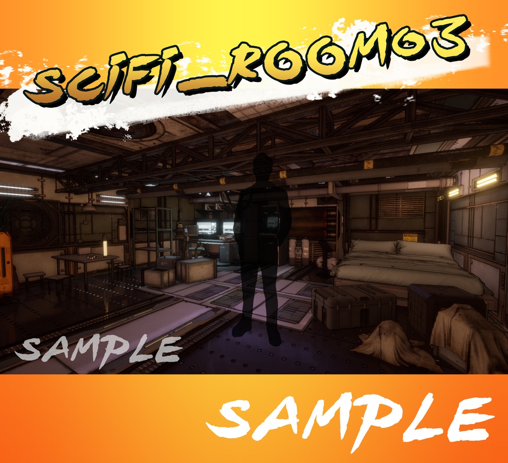 ■背景■ サイバーパンクルーム03