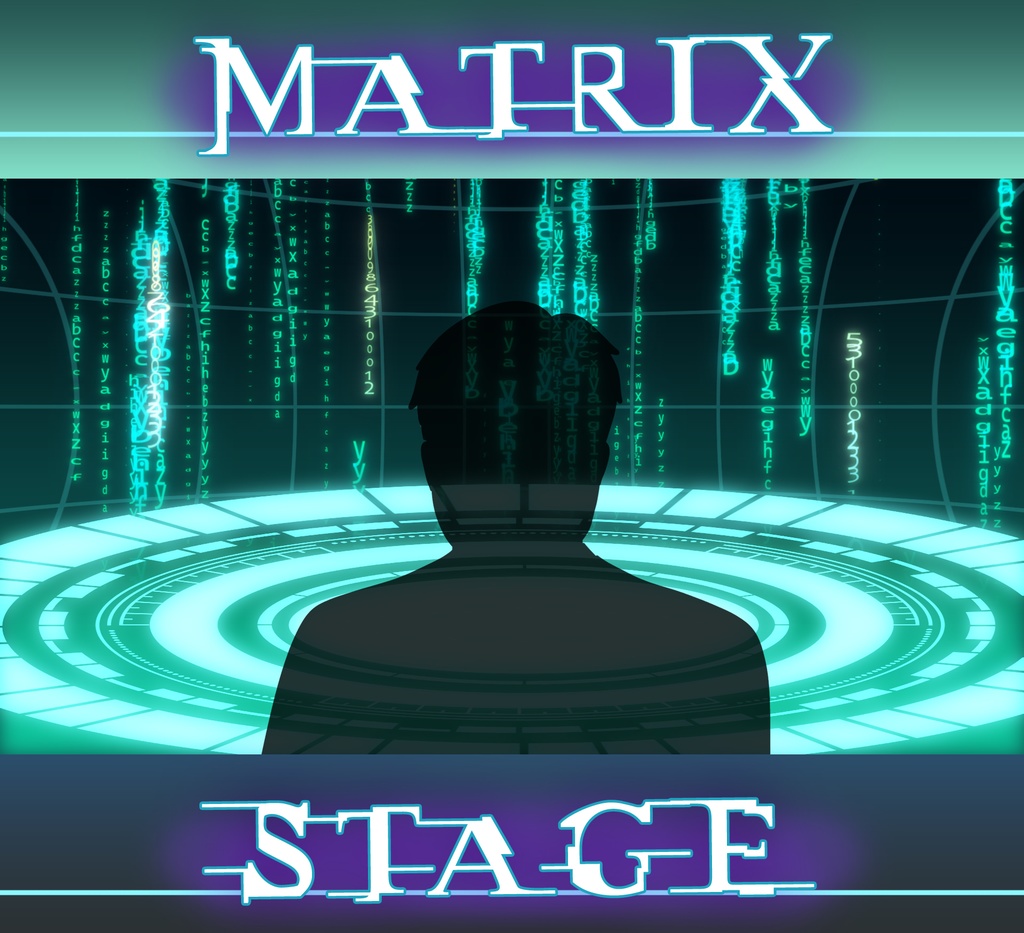 ■動く背景■マトリックス風ステージ