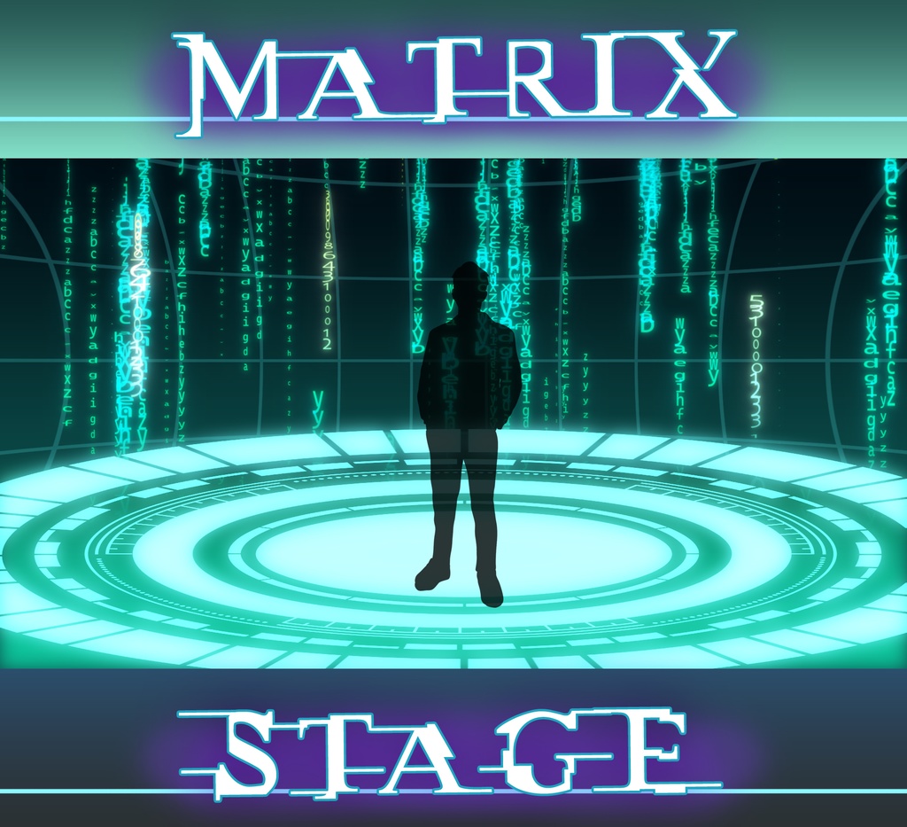 ■動く背景■マトリックス風ステージ