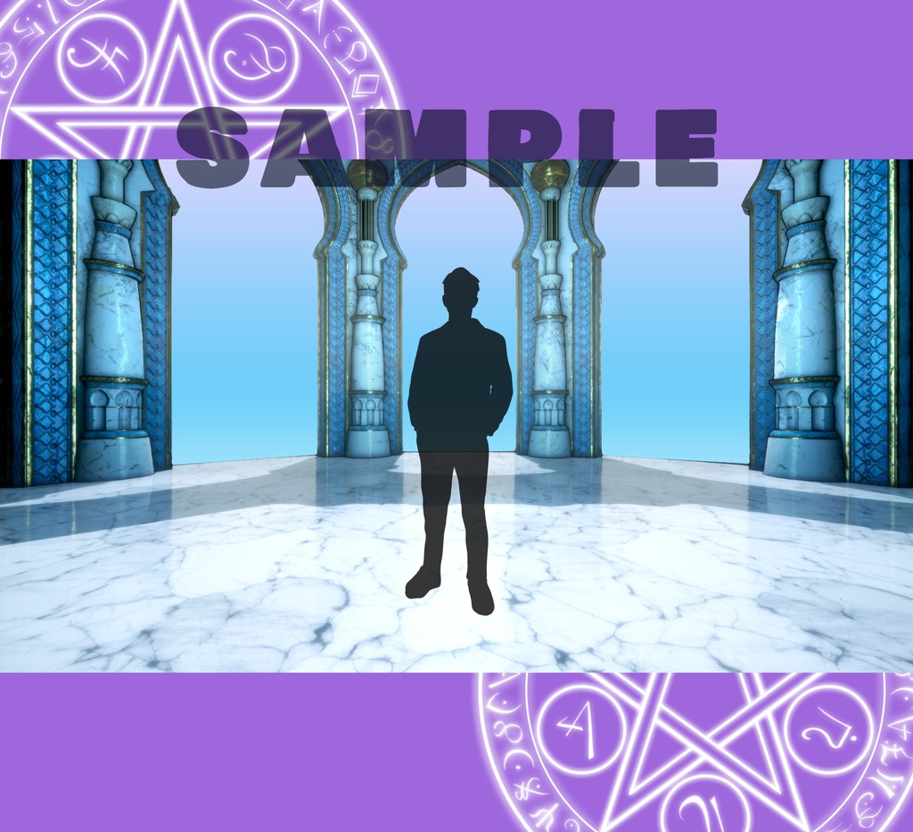 ■背景■アラビア風天空広間