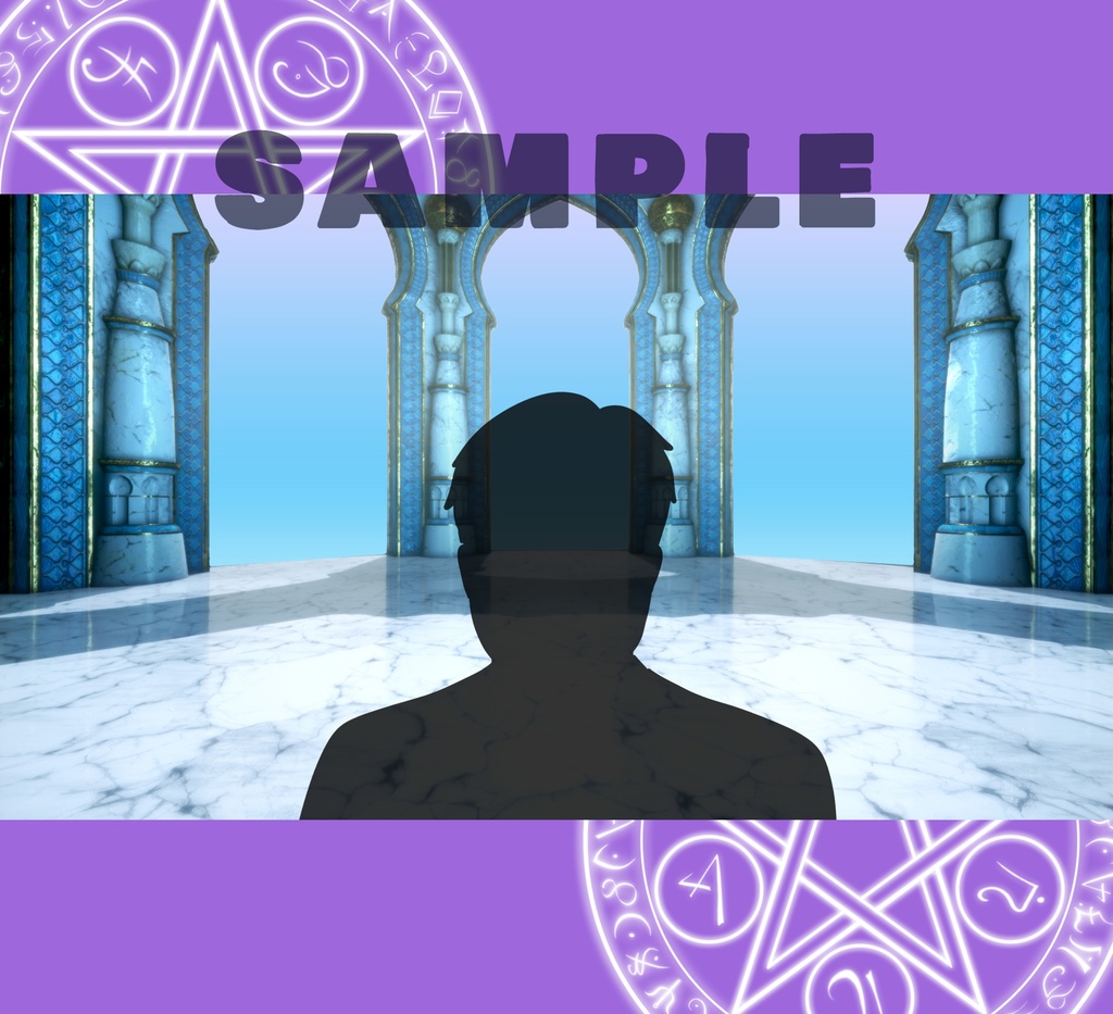 ■背景■アラビア風天空広間