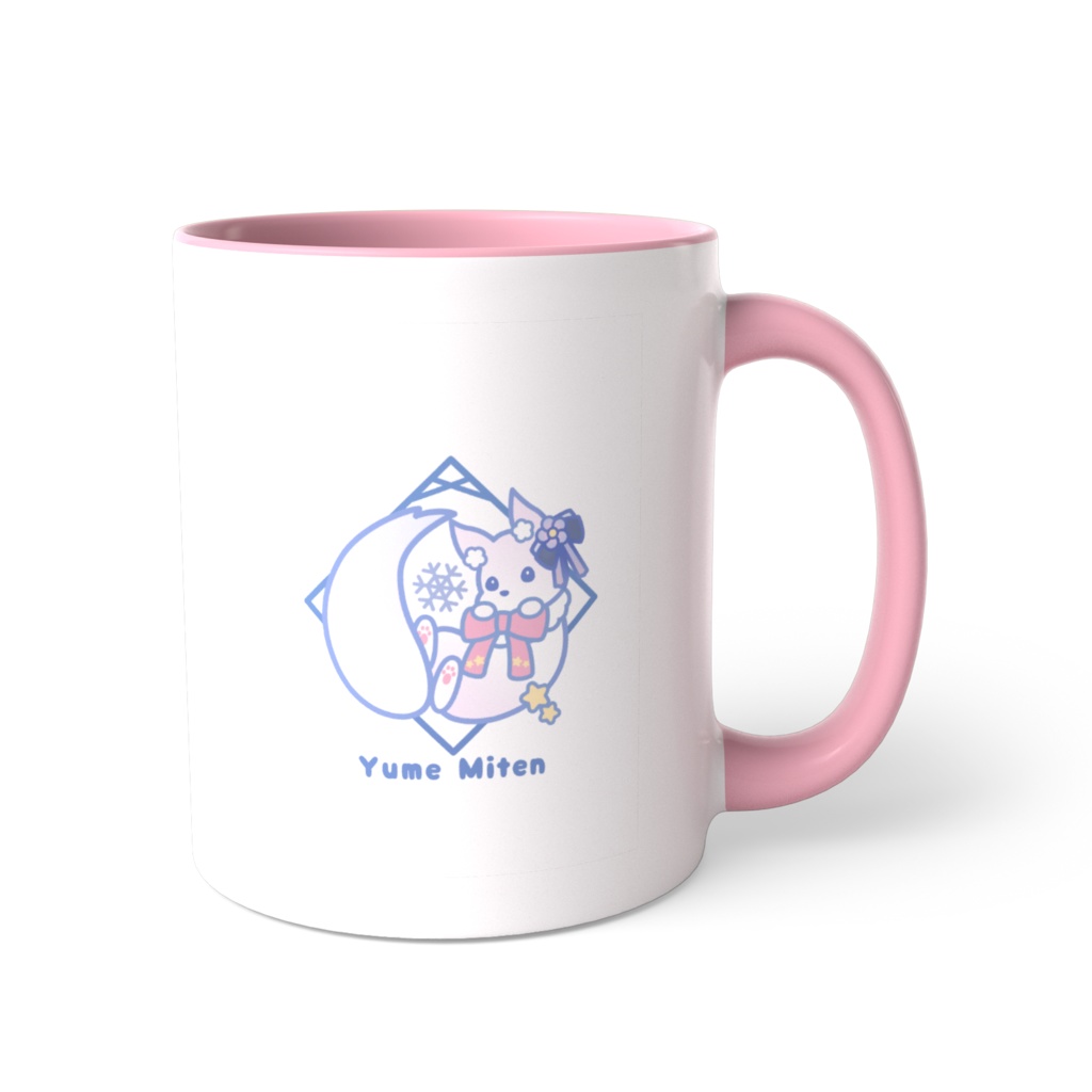 ロゴマグカップ(雪明みてん)