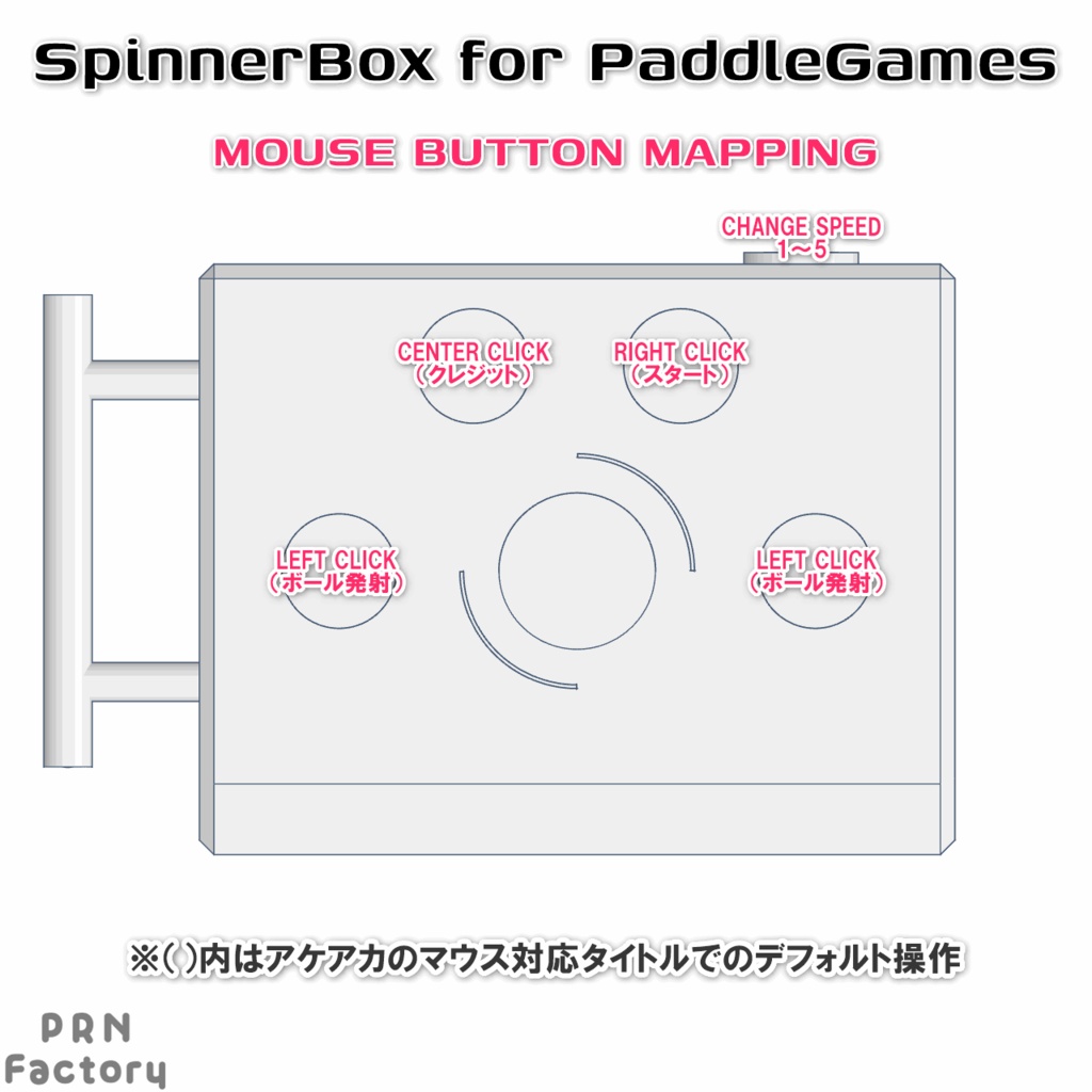《受注生産》 SpinnerBox for PaddleGames