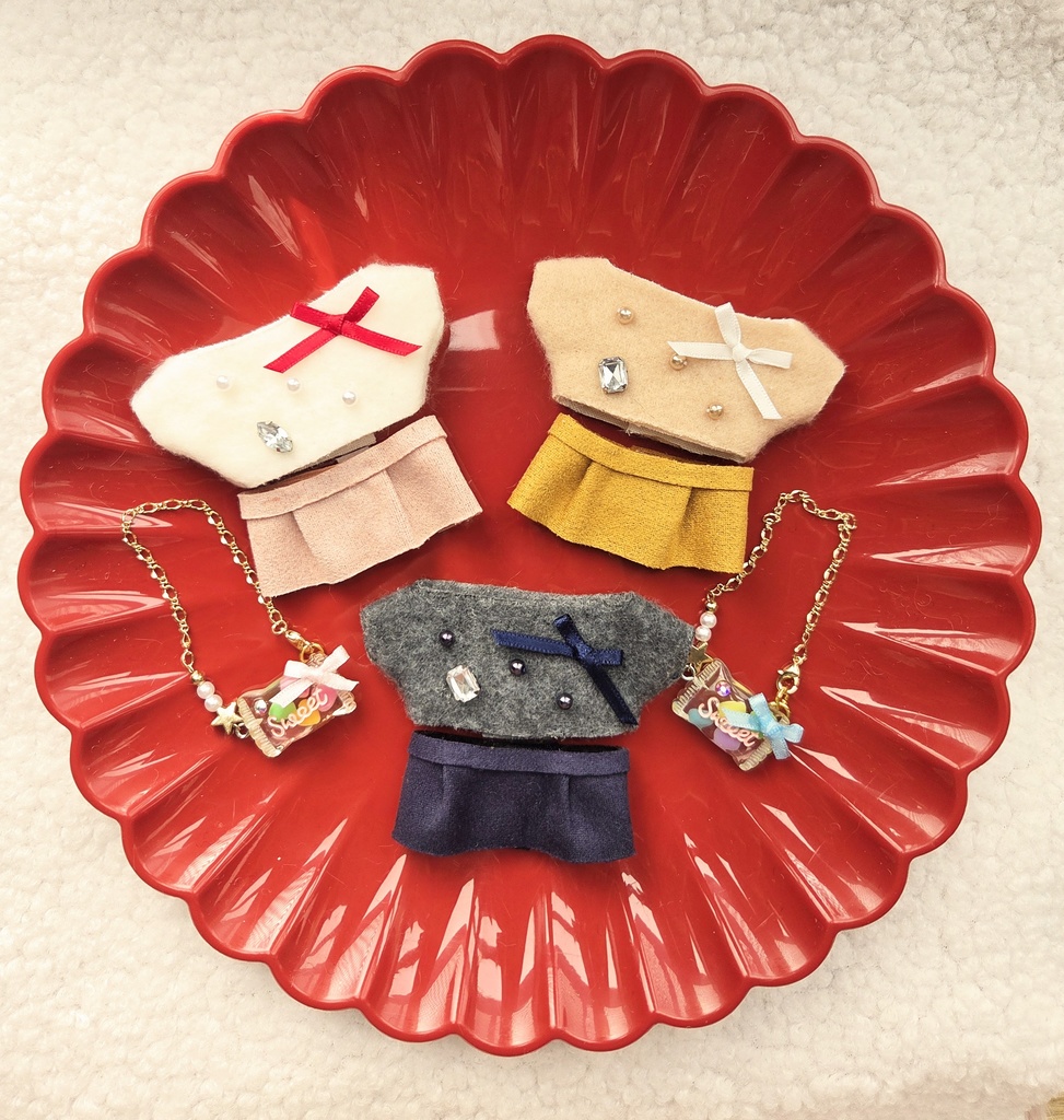 ちびぐるみ街中デート服set♡1【再販無し】